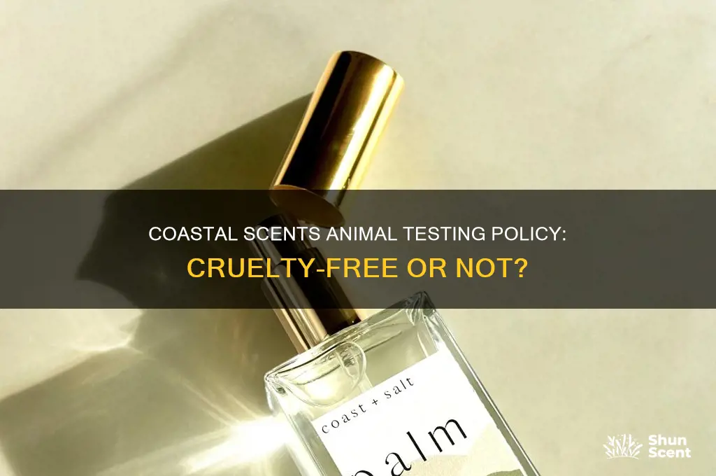 does coastal scents test on animals