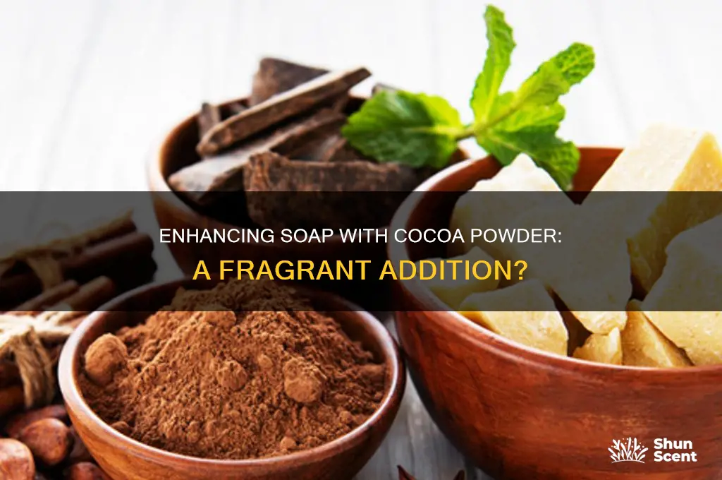 does cocoa powder add scent to soap