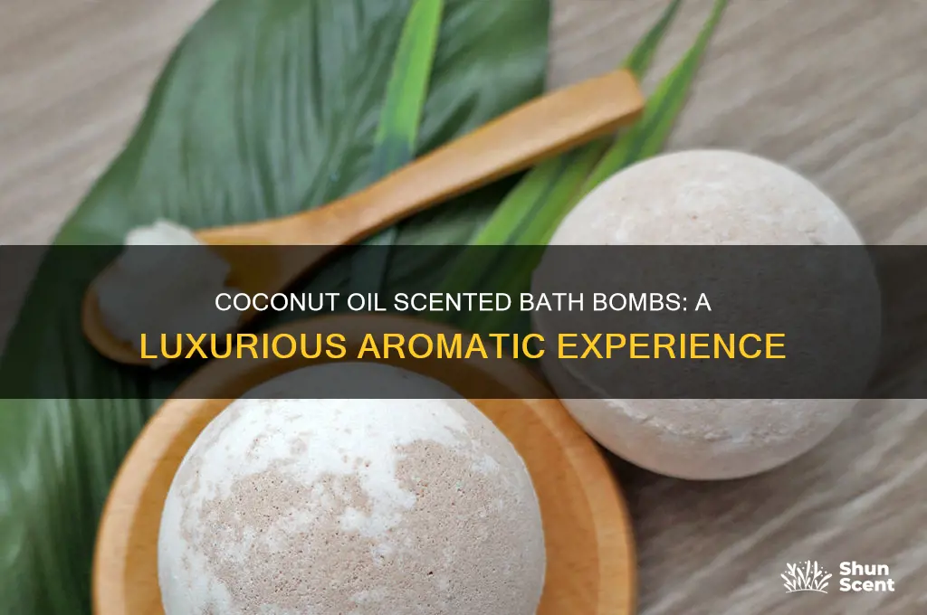 does coconut oil scent bath bombs