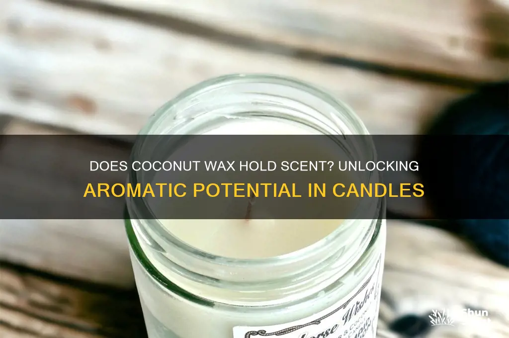 does coconut wax hold scent