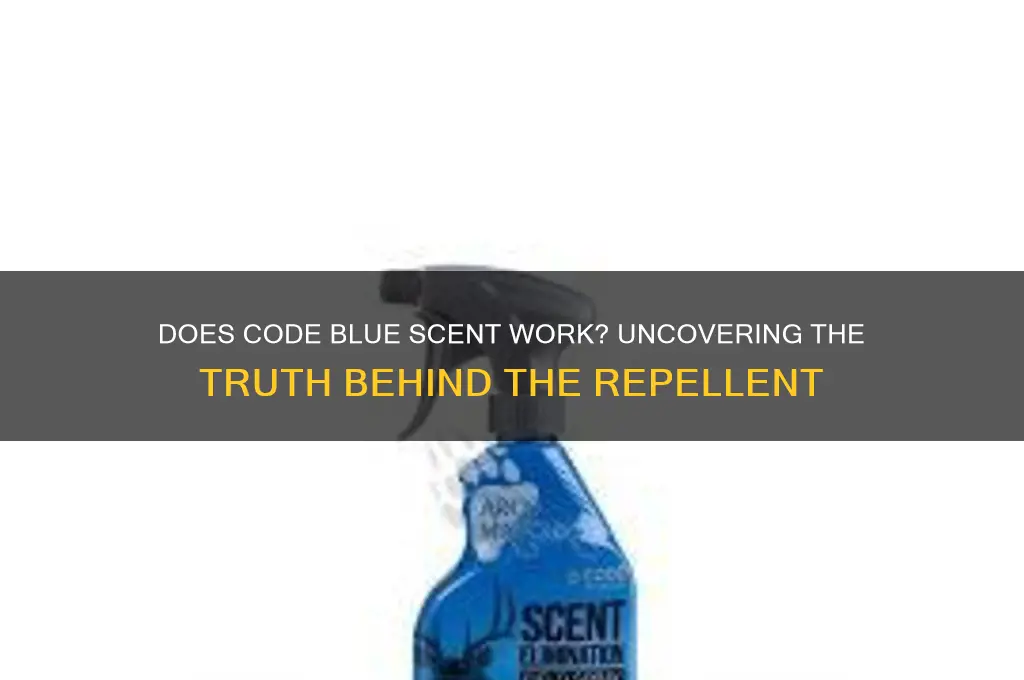 does code blue scent work