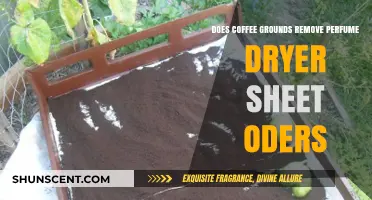 Coffee Grounds: Neutralizing Dryer Sheet Scents