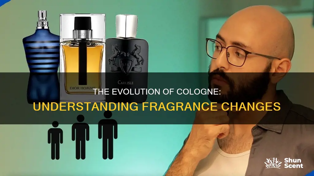 does cologne change over time