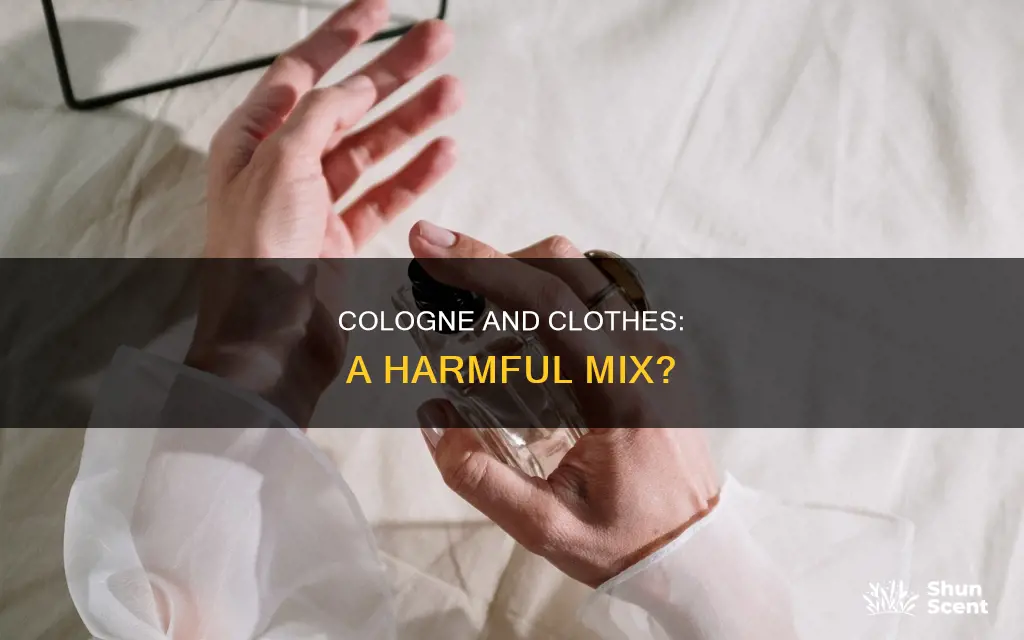 does cologne damage clothes