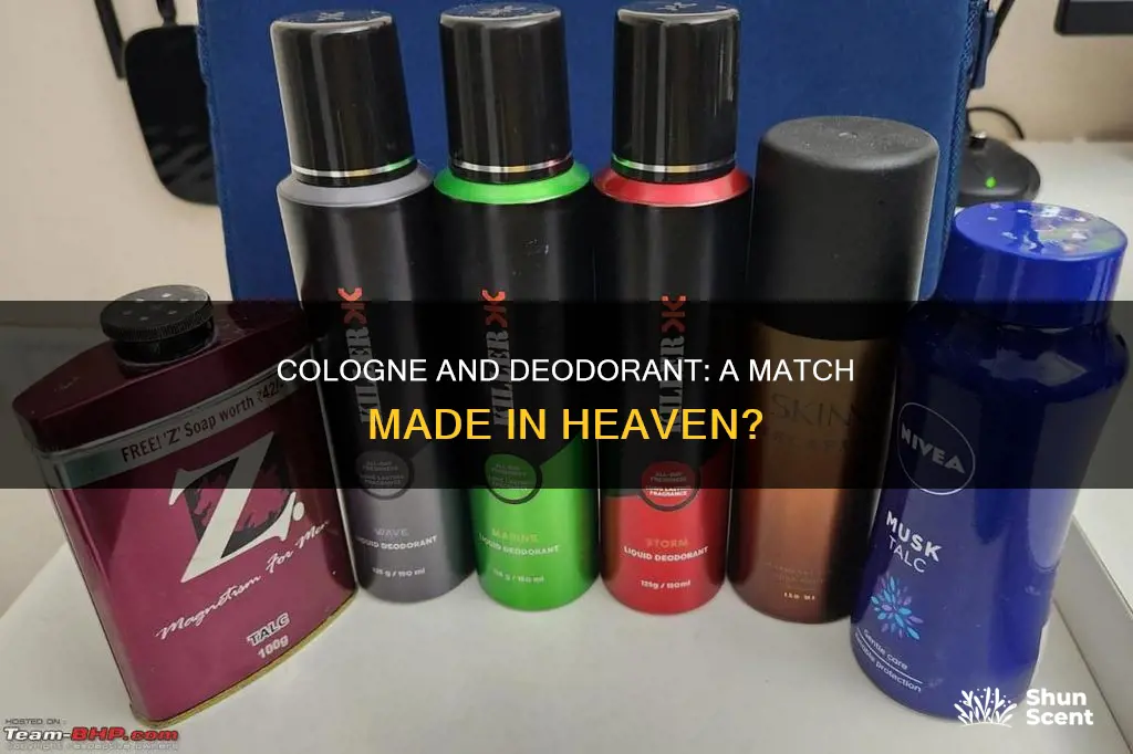 does cologne have to match deoderant