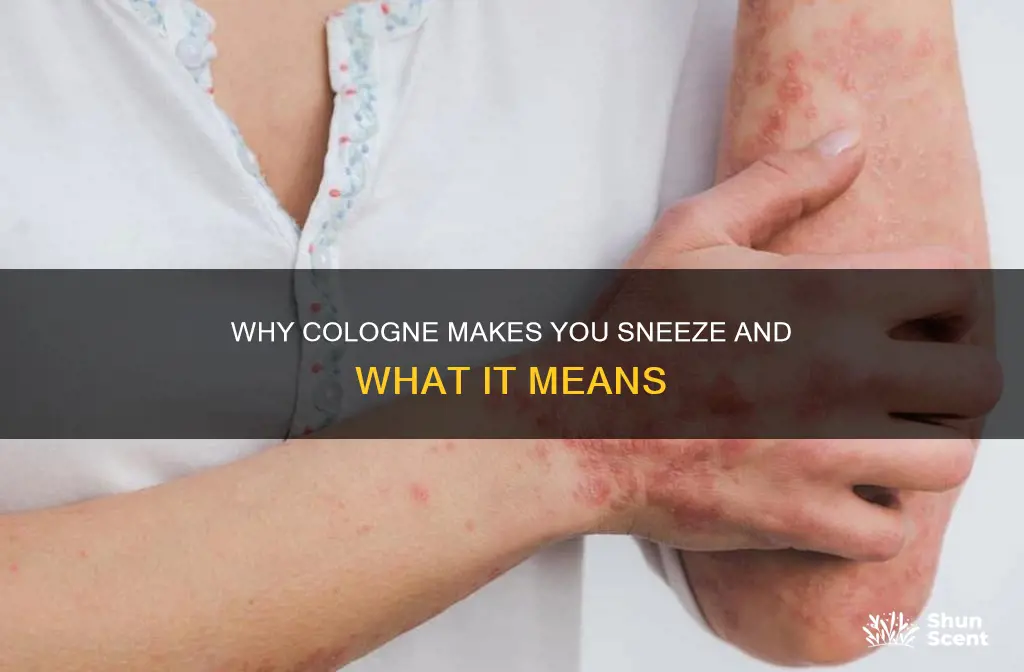 does cologne make you sneeze mean fake