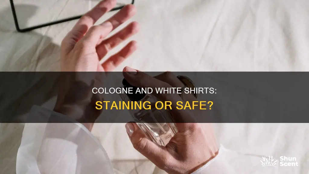 does cologne stain white shirts