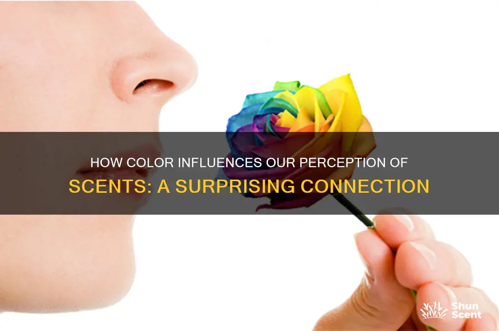 does color change perecption of scent