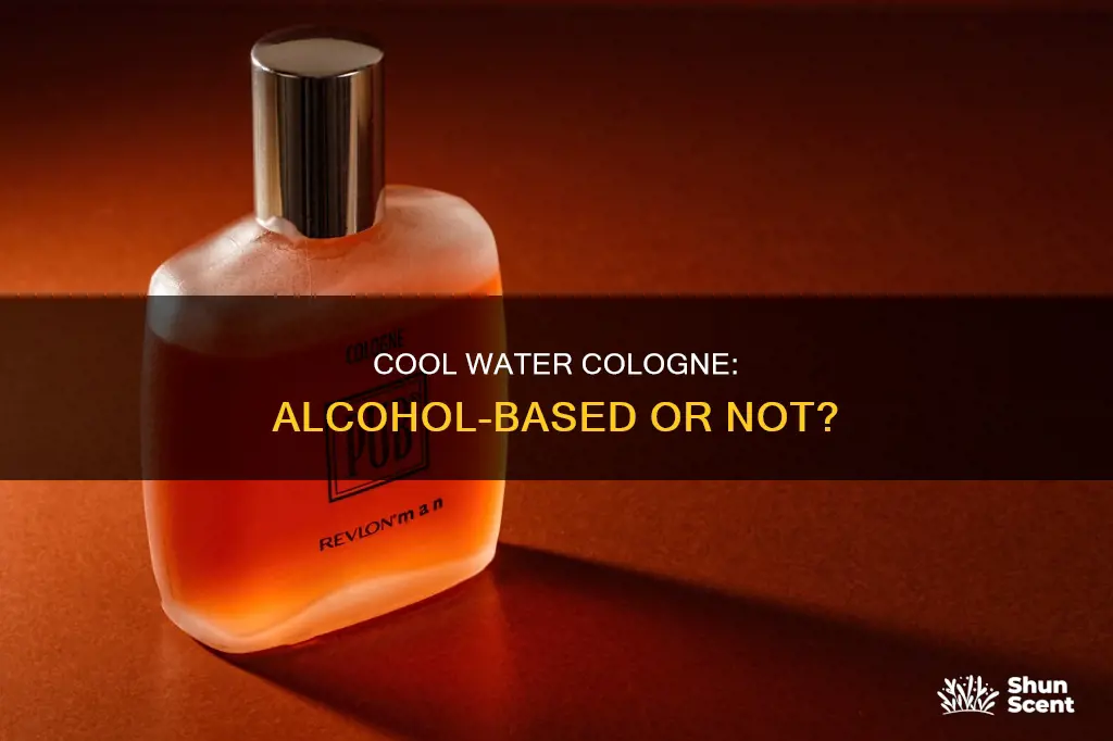 does cool water cologne contain alcohol