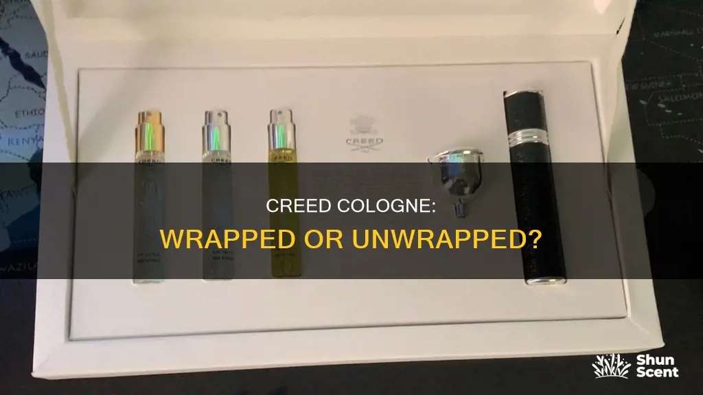 does creed cologne come wrapped