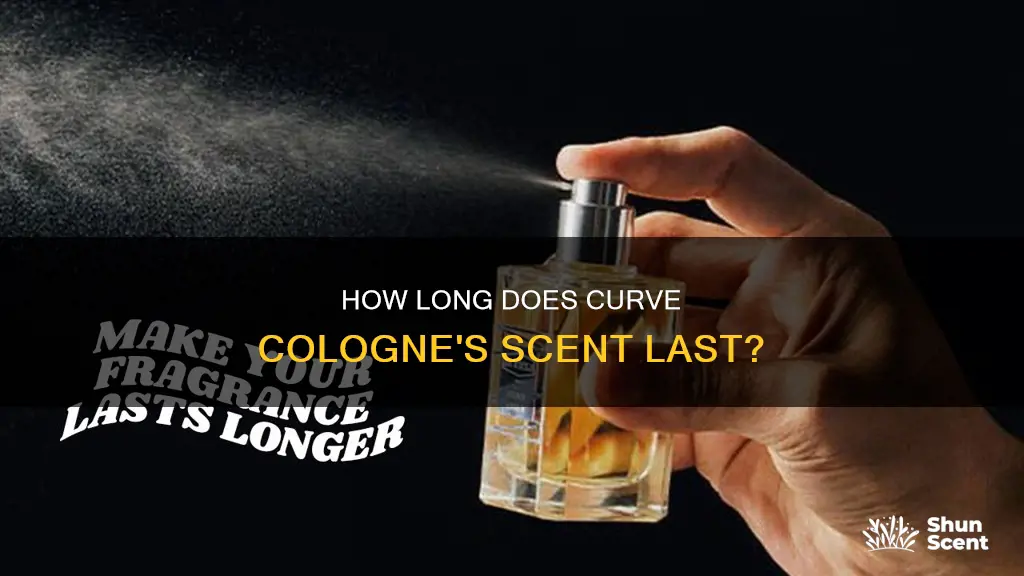 does curve cologne last long