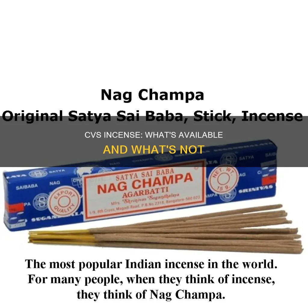 does cvs sell incense