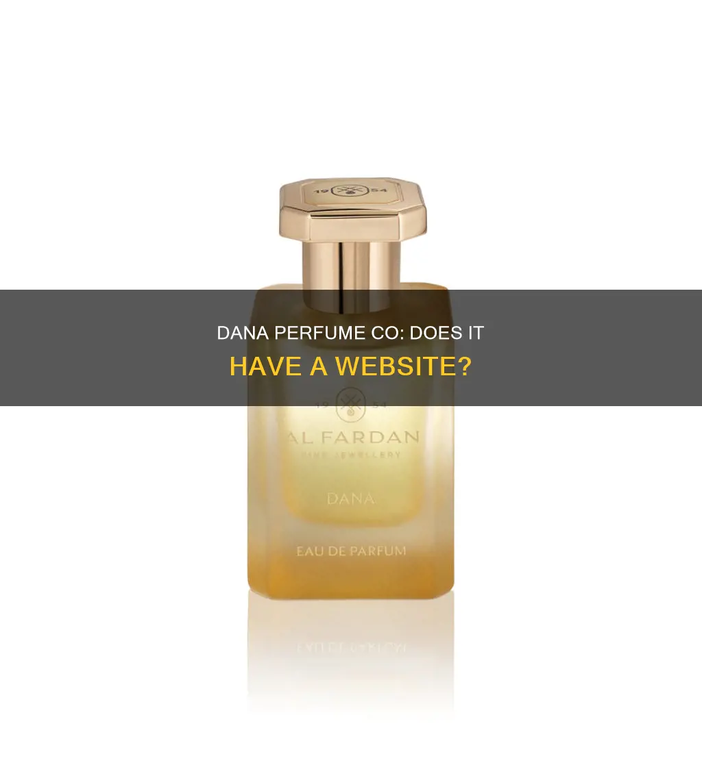does dana perfume co have a web site