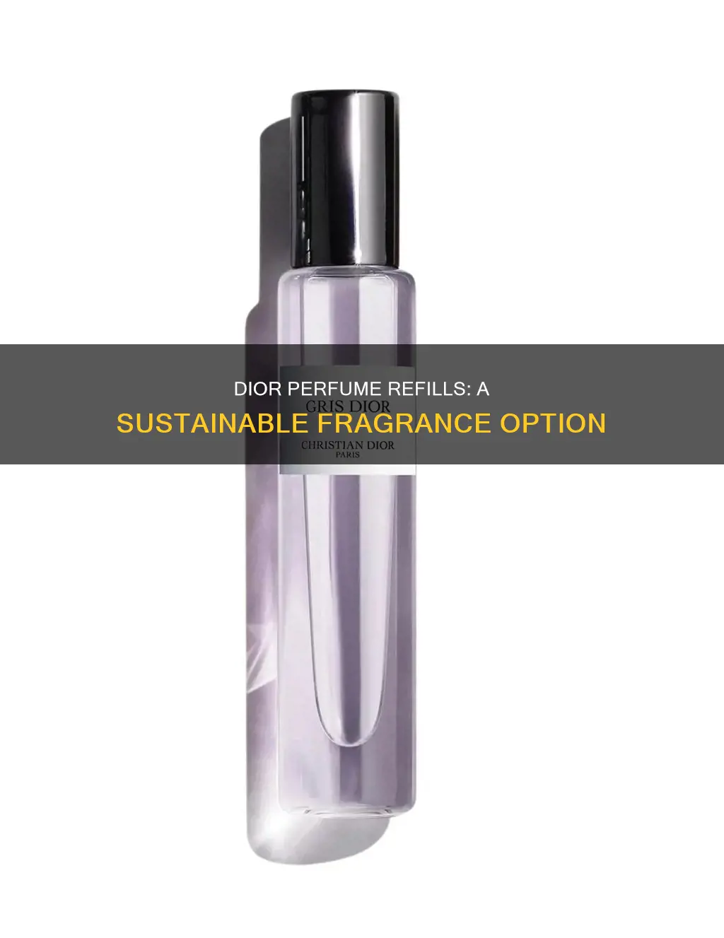 does dior do perfume refills