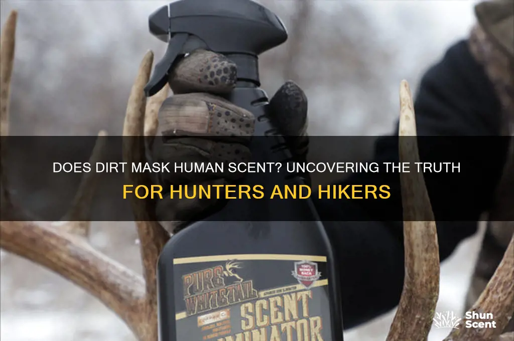 does dirt cover your scent