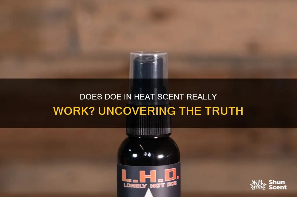does doe in heat scent really work