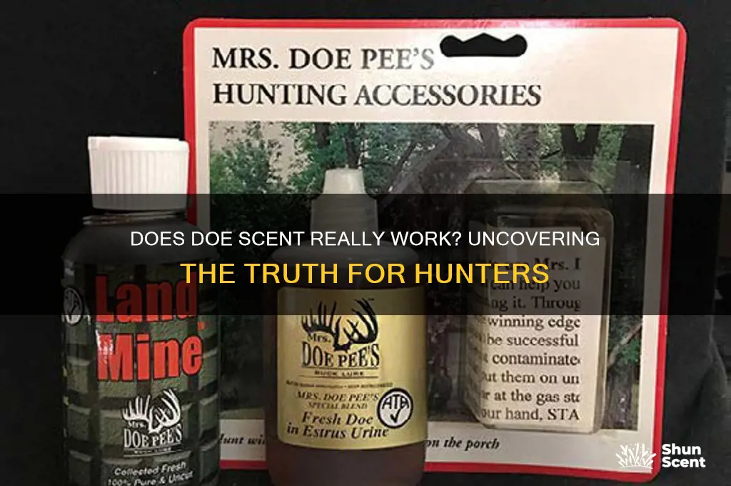 does doe scent really work