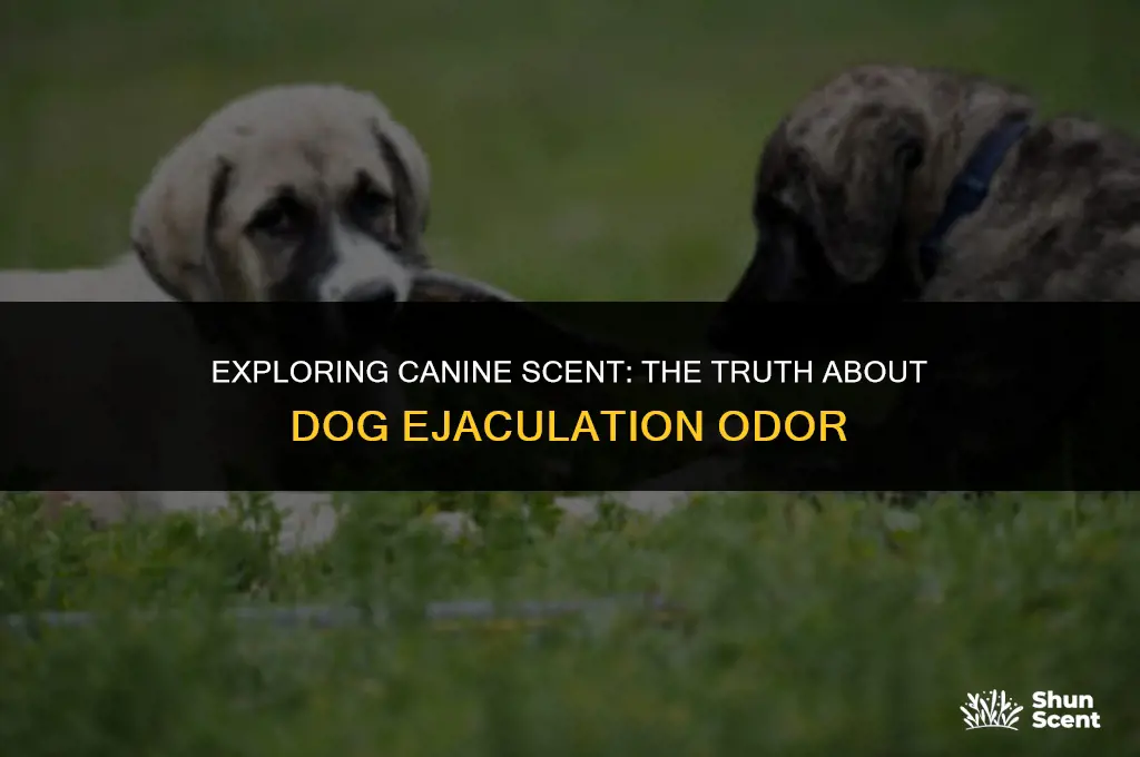 does dog ejaculate smell