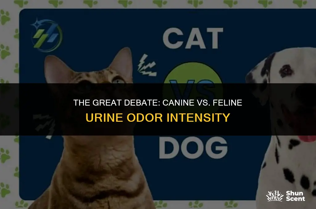does dog pee smell as strong as cat pee