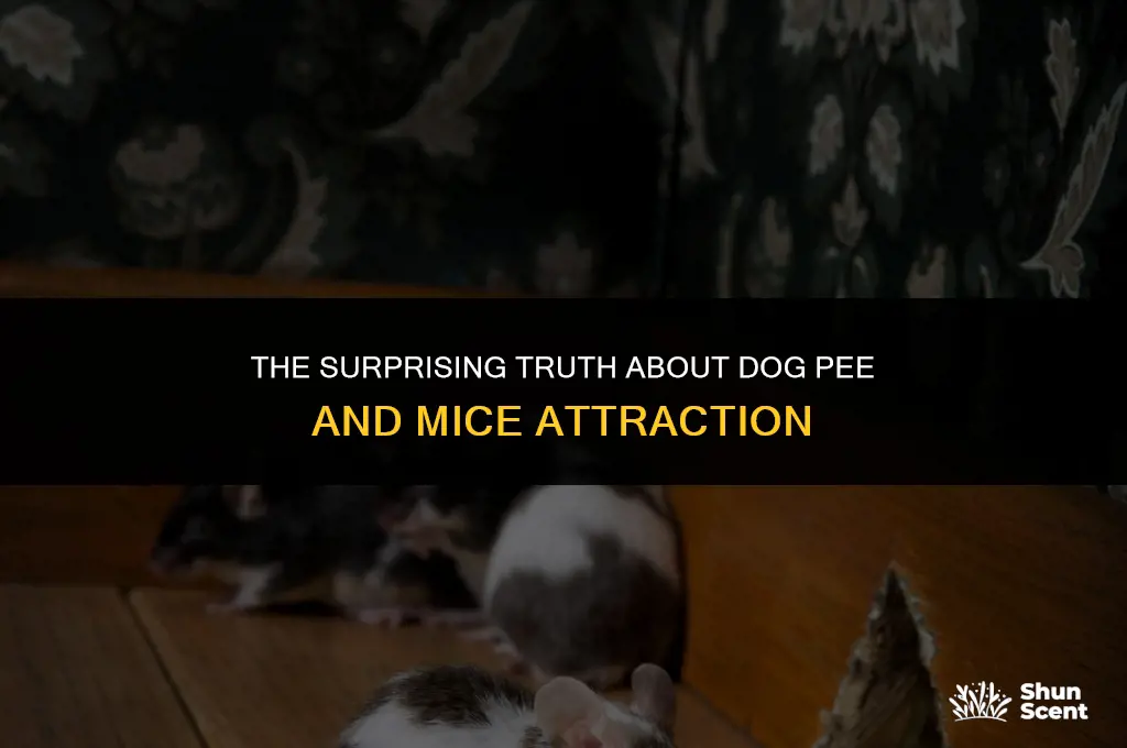 does dog pee smell bring mice