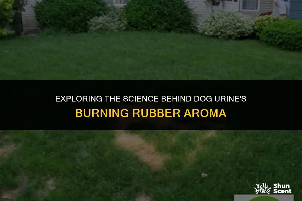 does dog pee smell like burning rubber