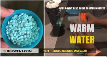 Does Downy Beads Scent Booster Dissolve in Warm Water?
