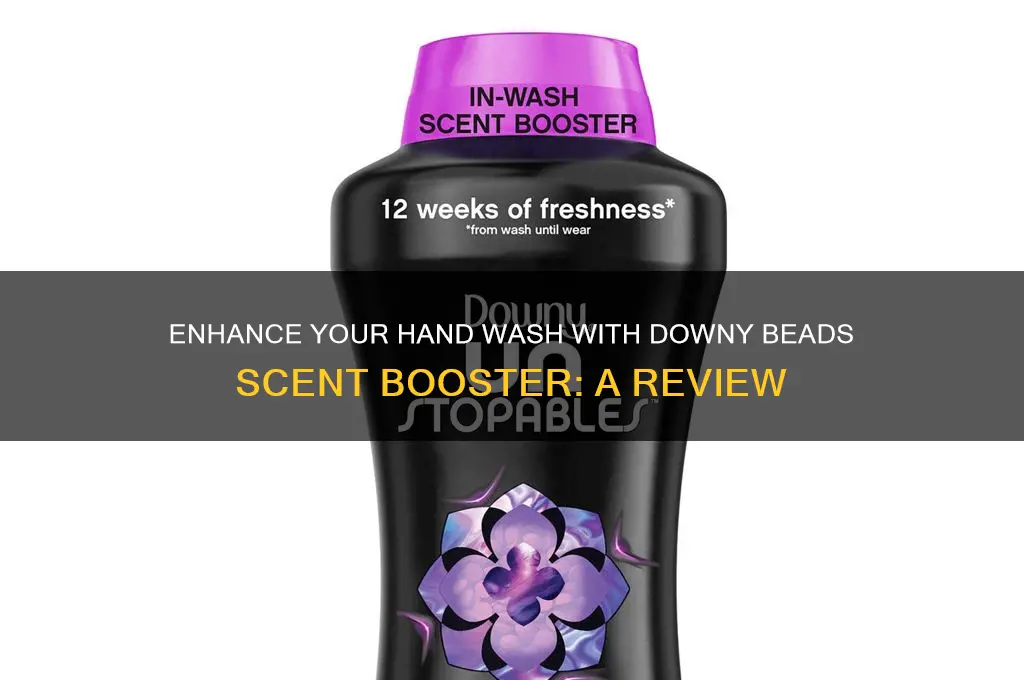 does downy bead scent booster for hand wash
