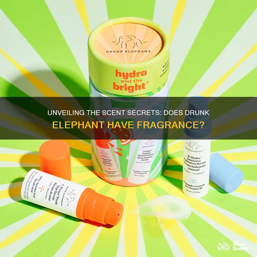 does drunk elephant have fragrance