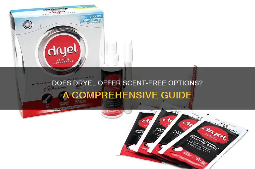 does dryel come scent free