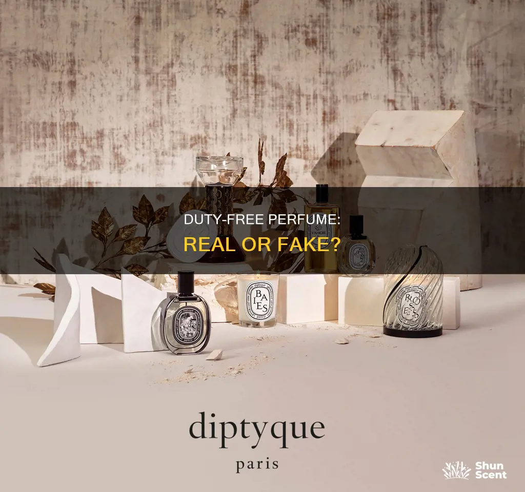 does duty free sell fake perfumes