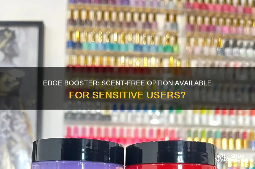 does edge booster come with no scent