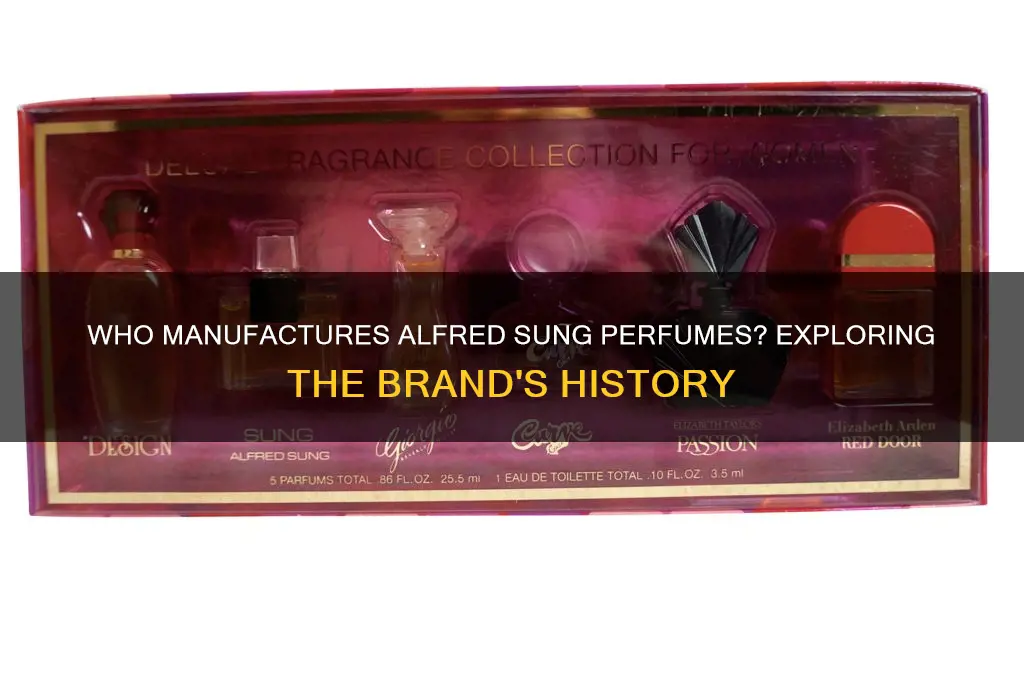 does elizabeth arden manufacture alfred sung perfume
