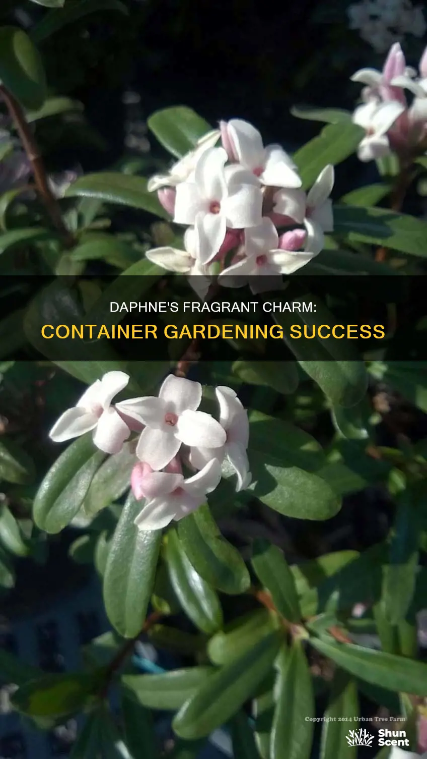 does eternal fragrance daphne grow well in in container