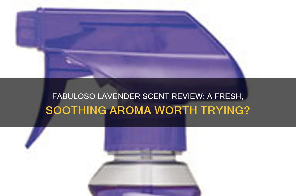 does fabuloso lavender scent smell good