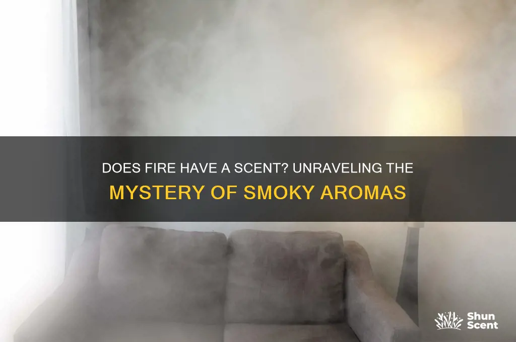 does fire have a scent