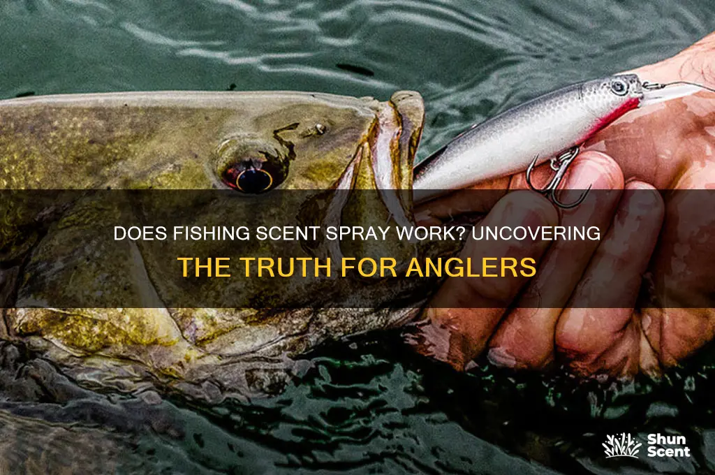 does fishing scent spray work