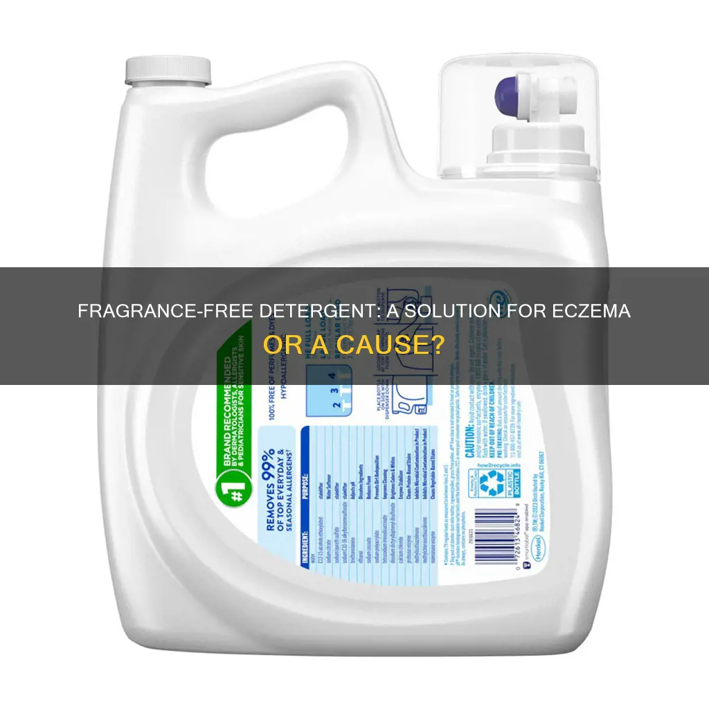 does fragrance free detergent cause excema