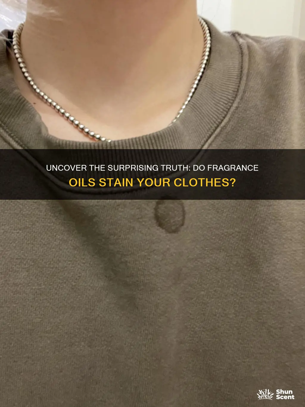 does fragrance oil stain clothes