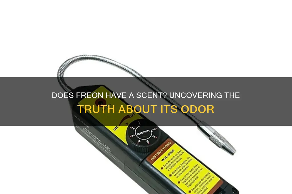 does freon have a scent