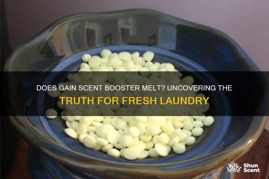 does gain scent booster melt