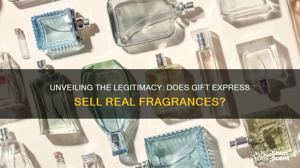 does gift express sells legitimate fragrances