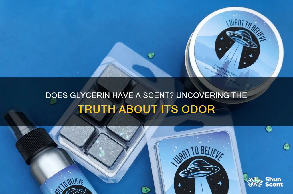 does glycerin have a scent