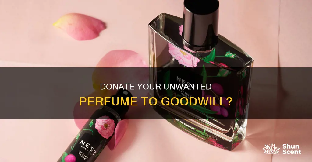 does goodwill accept perfume