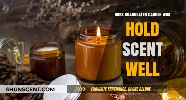 Does Granulated Candle Wax Retain Fragrance Effectively? A Detailed Analysis
