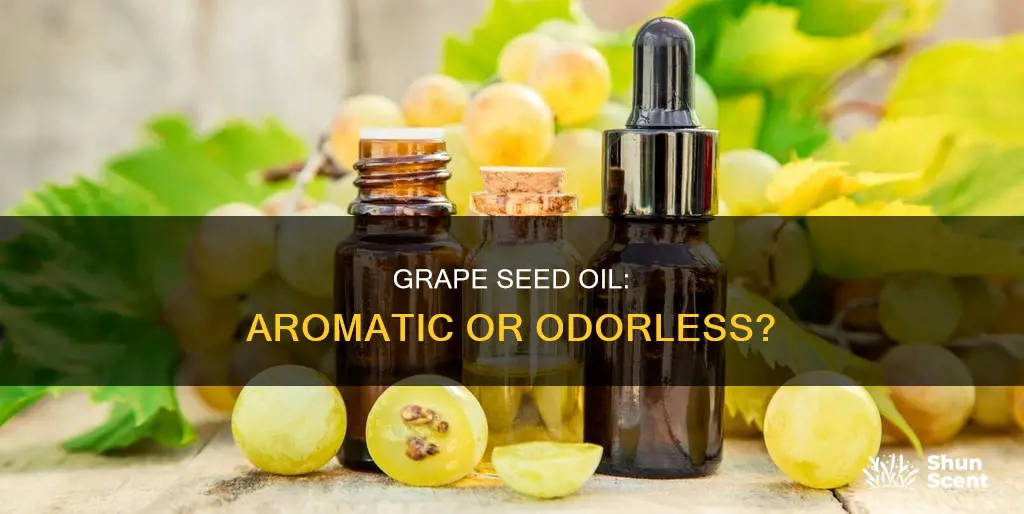 does grape seed oil have an aroma