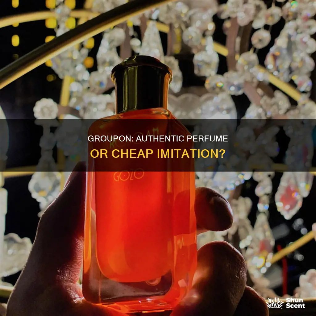 does groupon sell authentic perfume