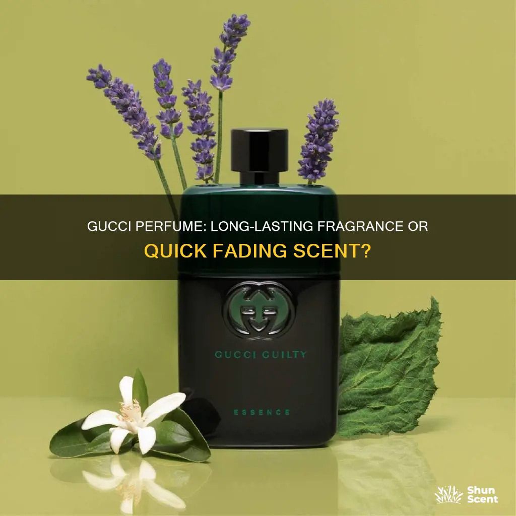 does gucci perfume last long