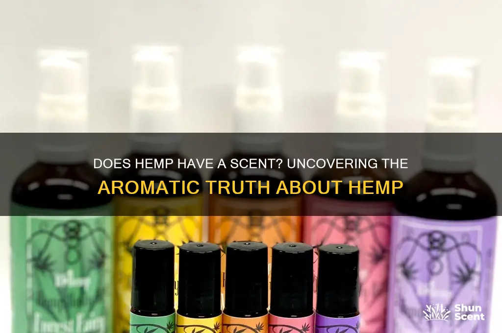 does hemp have a scent