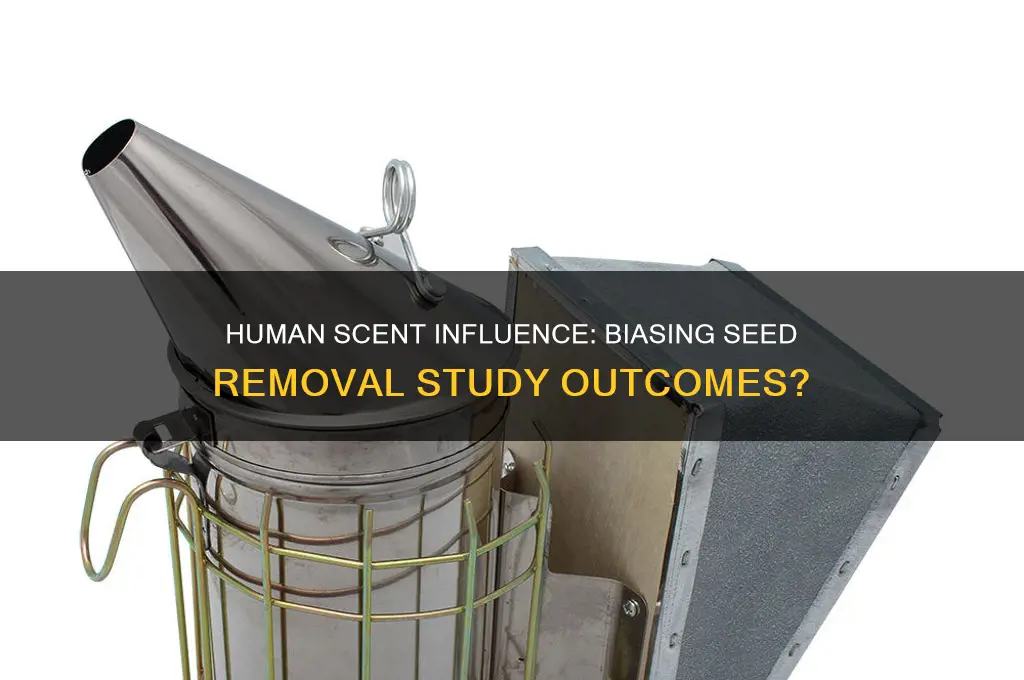 does human scent bias seed removal studies
