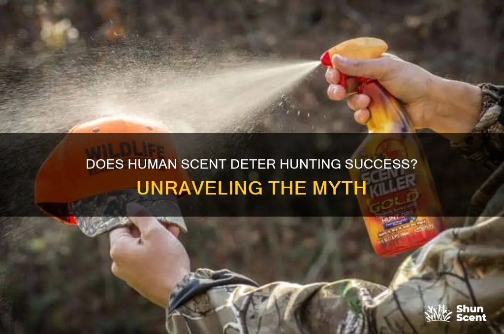 does human scent wear out hunting